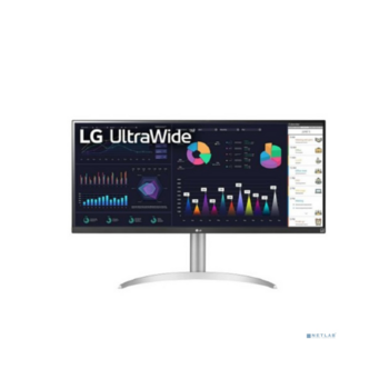 Монитор LG 34" UltraWide 34WQ650-W черный IPS LED 1ms 21:9 HDMI M/M матовая HAS 400cd 178гр/178гр 2560x1080 100Hz FreeSync DP 2K USB 7.9кг