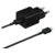 Сетевое зарядное устройство Samsung Adapter 15W Type C with Cable Black (EP-T1510XBEGEU)
