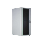 Шкаф коммутационный Lande DYNAmic Basic (LN-DB22U6080-LG-BAAA) напольный 22U 600x800мм пер.дв.стекл задн.дв.стал.лист направл.под закл.гайки 600кг серый 43кг 1125мм IP20 сталь