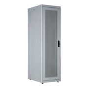 Шкаф коммутационный Lande DYNAmic Basic (LN-DB42U6080-LG-CKAA-F) напольный 42U 600x800мм пер.дв.перфор. задн.дв.стал.лист направл.под закл.гайки 600кг серый IP20 сталь