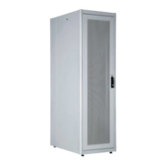 Шкаф серверный Lande DYNAmic Basic (LN-DB42U6010-LG-CKAA-F) напольный 42U 600x1000мм пер.дв.перфор. задн.дв.стал.лист направл.под закл.гайки 600кг серый IP20 сталь