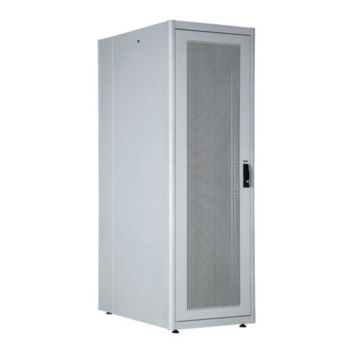 Шкаф серверный Lande DYNAmic Basic (LN-DB42U8010-LG-CKAA) напольный 42U 800x1000мм пер.дв.перфор. задн.дв.стал.лист направл.под закл.гайки 600кг серый IP20 сталь