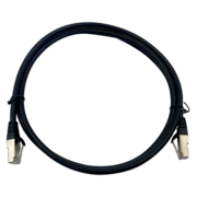 Патч-корд Buro STP 4 пары cat7 CCA molded 1.5м черный RJ-45 (m)-RJ-45 (m)