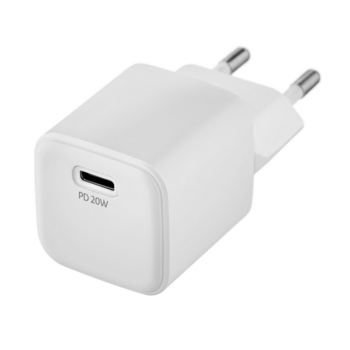 Сетевое зар./устр. uBear WC20WH01-AD 20W 3A (PD+QC) USB-C универсальное белый