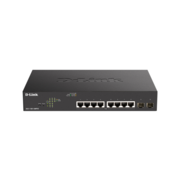 Коммутатор D-Link DGS-1100-10MPV2/A3A 10 портов (8x 1Gbs PoE, 2x 1Gbs SFP, настраиваемый L2) (DGS-1100-10MPV2/A3A)