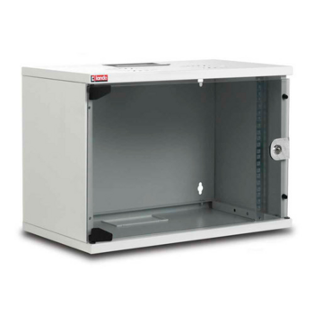 Шкаф коммутационный Lande NetBox Soho (LN-SH07U5430-LG-F0-1) настенный 7U 540x300мм пер.дв.стекл задн.дв.стал.лист несъемн.бок.пан. направл.под закл.гайки 80кг серый 310мм 8.3кг 370мм IP20 сталь