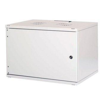 Шкаф коммутационный Lande NetBox Soho (LN-SH07U5430-LG-F0-2) настенный 7U 540x300мм пер.дв.металл задн.дв.стал.лист несъемн.бок.пан. направл.под закл.гайки 80кг серый 370мм IP20 сталь