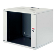 Шкаф коммутационный Lande NetBox Soho (LN-SH07U5460-LG-F0-1) настенный 7U 540x600мм пер.дв.стекл задн.дв.стал.лист несъемн.бок.пан. направл.под закл.гайки 80кг серый 310мм 11.3кг 370мм IP20 сталь