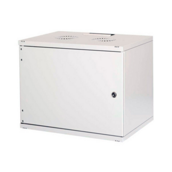 Шкаф коммутационный Lande NetBox Soho (LN-SH09U5450-LG-F0-2) настенный 9U 540x500мм пер.дв.металл задн.дв.стал.лист несъемн.бок.пан. направл.под закл.гайки 80кг серый 11.7кг 460мм IP20 сталь