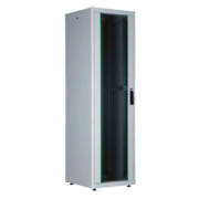 Шкаф коммутационный Lande DYNAmic Basic (LN-DB42U6060-LG-BAAA) напольный 42U 600x1000мм пер.дв.стекл задн.дв.стал.лист направл.под закл.гайки 600кг серый 72кг IP20 сталь