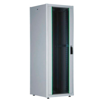Шкаф коммутационный Lande DYNAmic Basic (LN-DB42U6060-LG-BAAA) напольный 42U 600x1000мм пер.дв.стекл задн.дв.стал.лист направл.под закл.гайки 600кг серый 72кг IP20 сталь