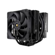 Кулер для процессора Кулер для процессора/ Thermalright Frost Commander 140 Black (4-pin PWM, 158mm, Ni/CU, 8x5mm, 1x120mm+1x140mm, 82CFM/95.5CFM, 29.6dBA/30.2dBA, 1850RPM/1800RPM, S: 1700, 1200, 20XX, 115X, AM5, AM4)