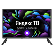 Телевизор LED Digma 24" DM-LED24SBB31 Яндекс.ТВ черный HD 60Hz DVB-T DVB-T2 DVB-C DVB-S DVB-S2 USB WiFi Smart TV