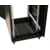 Шкаф коммутационный WRline (WR-TT-2266-AS-RAL9004) напольный 22U 600x600мм пер.дв.стекл задн.дв.стал.лист 2 бок.пан. 800кг черный 510мм 1166мм IP20 сталь