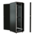 Шкаф коммутационный WRline (WR-TT-2266-AS-RAL9004) напольный 22U 600x600мм пер.дв.стекл задн.дв.стал.лист 2 бок.пан. 800кг черный 510мм 1166мм IP20 сталь