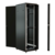 Шкаф серверный WRline (WR-TT-2268-AS-RAL9004) напольный 22U 600x800мм пер.дв.стекл задн.дв.стал.лист 2 бок.пан. 800кг черный 710мм 1166мм IP20 сталь