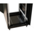 Шкаф серверный WRline (WR-TT-2261-AS-RAL9004) напольный 22U 600x1000мм пер.дв.стекл задн.дв.стал.лист 2 бок.пан. 800кг черный 910мм 1166мм IP20 сталь
