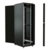Шкаф серверный WRline (WR-TT-2761-AS-RAL9004) напольный 27U 600x1000мм пер.дв.стекл задн.дв.стал.лист 2 бок.пан. 800кг черный 910мм 1388мм IP20 сталь