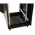 Шкаф коммутационный WRline (WR-TT-4266-AS-RAL9004) напольный 42U 600x600мм пер.дв.стекл задн.дв.стал.лист 2 бок.пан. 800кг черный 510мм 2055мм IP20 сталь