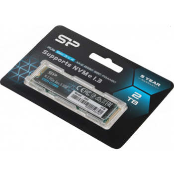 Накопитель SSD Silicon Power PCI-E 3.0 x4 2Tb SP002TBP34A60M28 M-Series M.2 2280