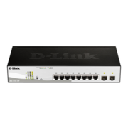 Коммутатор D-Link DGS-1210-10P/F3A 10 портов (8x 1Gbs PoE, 2x 1Gbs PoE, настраиваемый L2) (DGS-1210-10P/F3A)