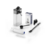 Кофемашина Delonghi Dinamica ECAM350.50.SB 1450Вт серебристый