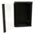 Шкаф коммутационный WRline (WR-TW-1845-GP-RAL9004) настенный 18U 600x450мм пер.дв.стекл 2 бок.пан. 60кг черный 370мм 908мм IP20 сталь