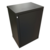 Шкаф коммутационный WRline (WR-TW-1845-GP-RAL9004) настенный 18U 600x450мм пер.дв.стекл 2 бок.пан. 60кг черный 370мм 908мм IP20 сталь