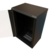 Шкаф коммутационный WRline (WR-TW-1866-GP-RAL9004) настенный 18U 600x600мм пер.дв.стекл 2 бок.пан. 60кг черный 520мм 908мм IP20 сталь