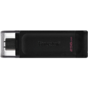 Флеш Диск Kingston 256Gb DataTraveler 70 DT70/256GB USB3.2 черный