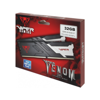 Память DDR5 2x16Gb 6600MHz Patriot PVV532G660C34K Viper Venom RTL Gaming PC5-52800 CL34 DIMM 288-pin 1.4В kit с радиатором Ret