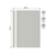 Папка-скоросшиватель Buro -PSE20BU/GREY A4 прозрач.верх.лист пластик серый 0.11/0.13