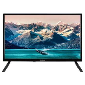 Телевизор LED Digma 24" DM-LED24MBB21 черный/черный HD 60Hz DVB-T DVB-T2 DVB-C DVB-S DVB-S2 USB