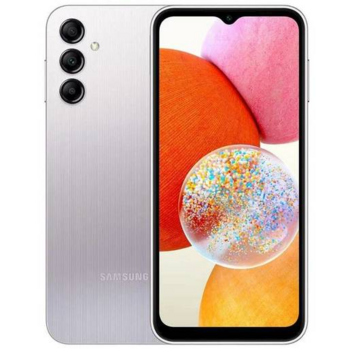 Смартфон Samsung SM-A145 Galaxy A14 64Gb 4Gb серебристый моноблок 3G 4G 2Sim 6.6" 1080x2408 Android 13 50Mpix 802.11 a/b/g/n/ac NFC GPS GSM900/1800 GSM1900 microSD max1024Gb