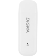 Модем 3G/4G Digma Dongle Wi-Fi DW1960 USB Wi-Fi Firewall +Router внешний белый