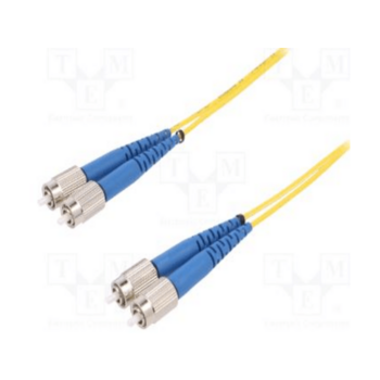 Optical FC cable, LC-LC, MM-50/125, Duplex, LSZH, O.D.=1.8mm2, 1 Meter