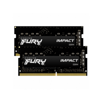 Модуль памяти Kingston KF426S15IBK2/16 FURY Impact 16GB Kit (2x8GB), DDR4-2666, CL15 SODIMM