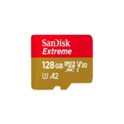 Карта памяти SanDisk Extreme microSD UHS I Card 128GB for 4K Video on Smartphones, Action Cams & Drones 190MB/s Read, 90MB/s Write, Lifetime Warranty
