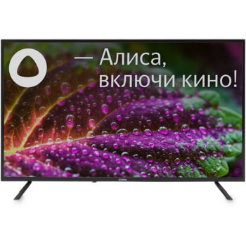 Телевизор LED Digma 43" DM-LED43SBB31 Яндекс.ТВ черный FULL HD 60Hz DVB-T DVB-T2 DVB-C DVB-S DVB-S2 USB WiFi Smart TV