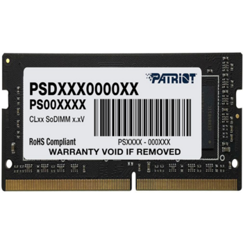 Память DDR4 32GB 3200MHz Patriot PSD432G32002S Signature RTL PC4-25600 CL22 SO-DIMM 260-pin 1.2В dual rank Ret