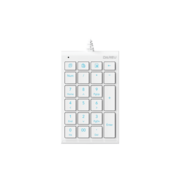 Клавиатура проводная Dareu LK22 White (белый), цифровой блок (Numpad)