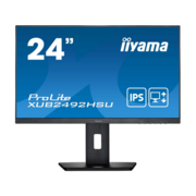 Монитор LCD 24" ETE IPS-panel, 1920x1080, 15cm Height Adj. Stand, Pivot, 250cd/m, Speakers, VGA, HDMI, DisplayPort, 4ms, USB-HUB (23,8" VIS)