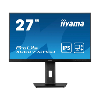 Монитор LCD 27" ETE IPS-panel, 1920x1080, 300 cd/m, 15cm Height Adj. Stand, Speakers, HDMI, DisplayPort, 4ms, USB-HUB 2x3.0