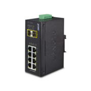 коммутатор коммутатор/ PLANET IP30 Industrial 8-Port 10/100/1000T + 2-Port 100/1000X SFP Ethernet Switch (-40~75 degrees C)