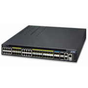 коммутатор коммутатор/ PLANET Layer 3 24-Port 100/1000X SFP with 16-Port shared TP + 4-Port 10G SFP+ Stackable Managed Switch plus 2 Stacking ports, trunking stack up to 6 units
