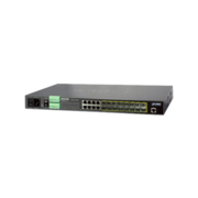 коммутатор коммутатор/ PLANET 16-Port 100/1000Base-X SFP + 8-Port 10/100/1000Base-T L2/L4 Managed Metro Ethernet Switch (AC+2 DC, DIDO)