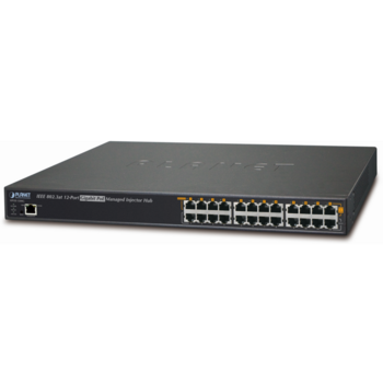 инжектор инжектор/ PLANET 12-Port 802.3at 30w Managed Gigabit High Power over Ethernet Injector Hub (full power - 350W)