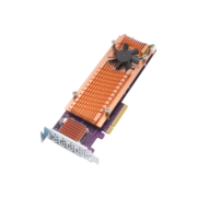 Плата расширения Плата расширения/ QNAP QM2-4P-384 Quad M.2 PCIe NVMe SSD expansion card; supports up to four M.2 2280 formfactor M.2 PCIe (Gen3 x4) SSDs; PCIe Gen3 x8 host interface; Low-profile bracket pre-loaded, Low-profile flat and Full-height are bu