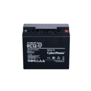 Аккумуляторная батарея SS CyberPower RC 12-17 / 12 В 17 Ач Battery CyberPower Standart series RС 12-17, voltage 12V, capacity (discharge 20 h) 18Ah, max. discharge current (5 sec) 180A, max. charge current 5.4A, lead-acid type AGM, terminals under bolt M6