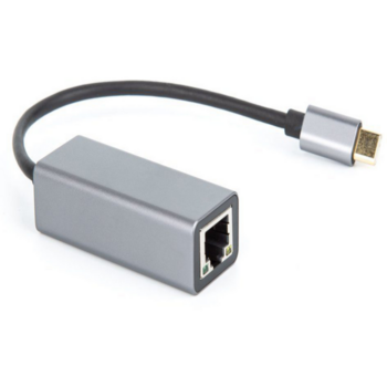 Кабель-переходник Кабель-переходник/ Кабель-переходник USB 3.1 Type-C -->RJ-45 1000Mbps Ethernet, Aluminum Shell, 0.15м VCOM <DU320M>